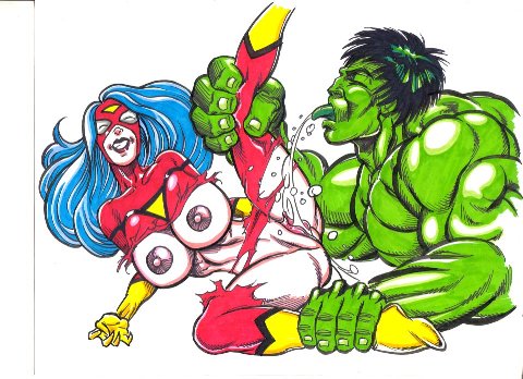 avengers hulk jessica_drew marvel rob_durham spider-woman