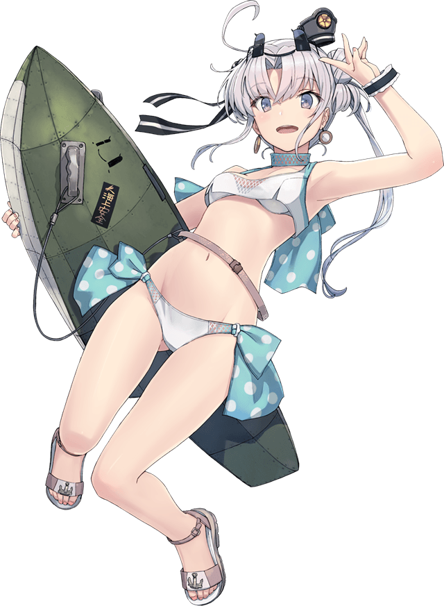 1girl akitsushima_(kantai_collection) full_body kantai_collection nishikitaitei-chan official_art shizuma_yoshinori solo transparent_background