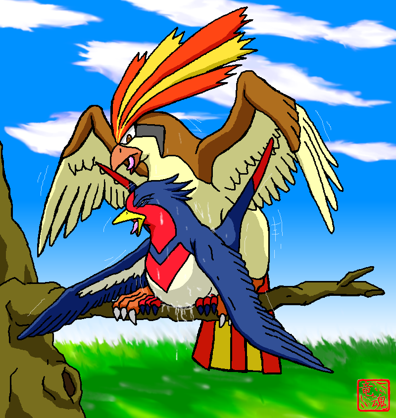 dragon_soul_e pidgeot pokemon swellow tagme