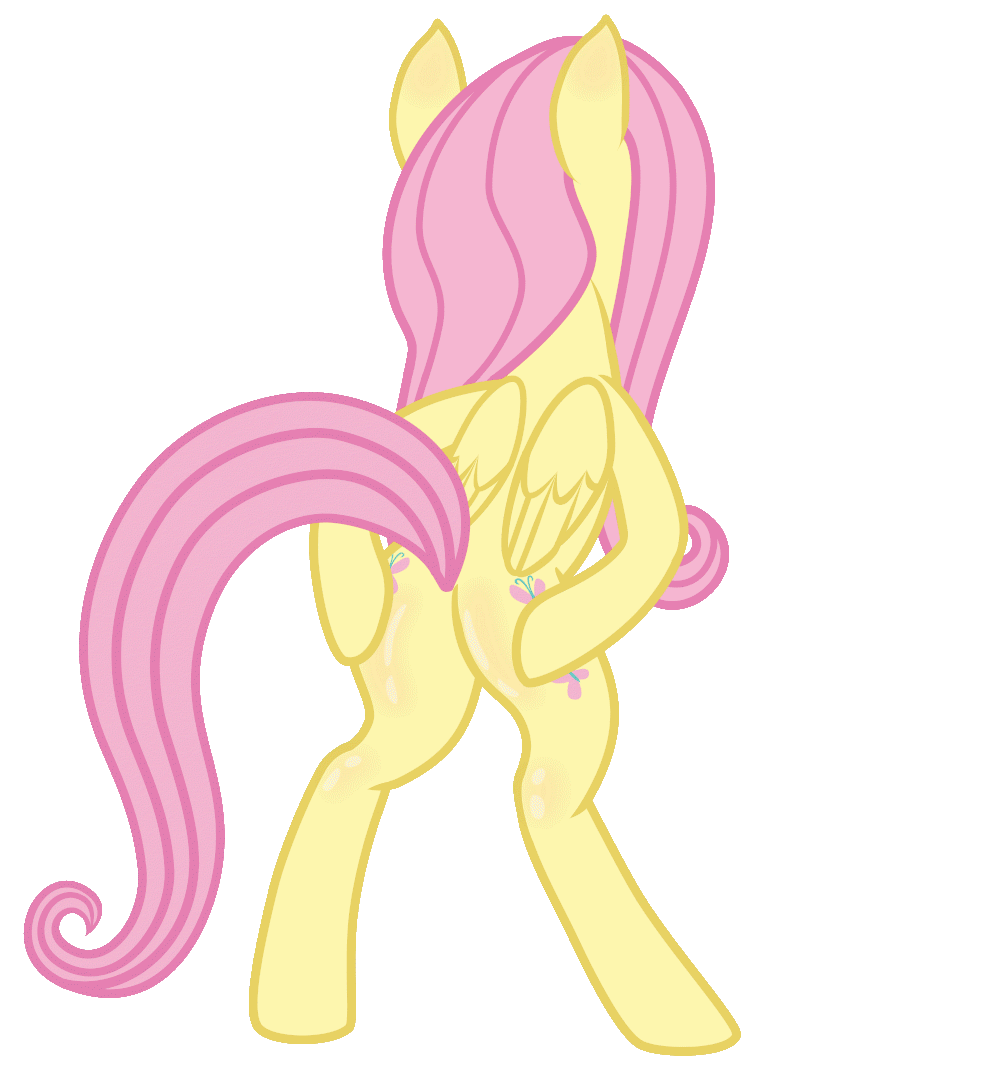 animated blushed butt dancing equid equine female flutterbutt fluttershy_(mlp) fluttershyfann80085 friendship_is_magic hasbro horse mammal my_little_pony pegasus pony short_playtime shy solo vector wiggle wings