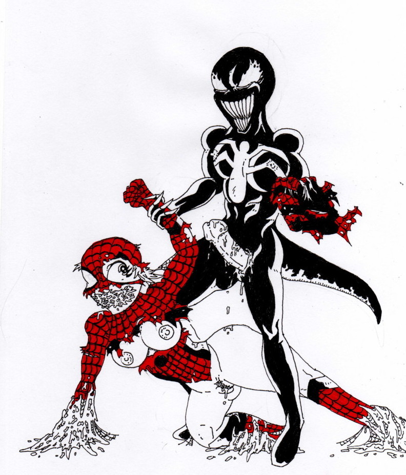marvel rule_63 spider-man tagme venom