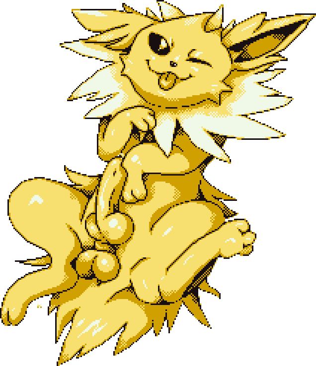 alpha_channel anatomically_correct animal_genitalia animal_penis balls big_knot canid canine canine_penis digital_media_(artwork) eeveelution erection feral genitals jolteon knot looking_at_viewer male mammal nintendo penis pixel_(artwork) pok&eacute;mon pok&eacute;mon_(species) presenting queenkami sheath simple_background smile solo spread_legs spreading sprite_art tongue tongue_out transparent_background video_games