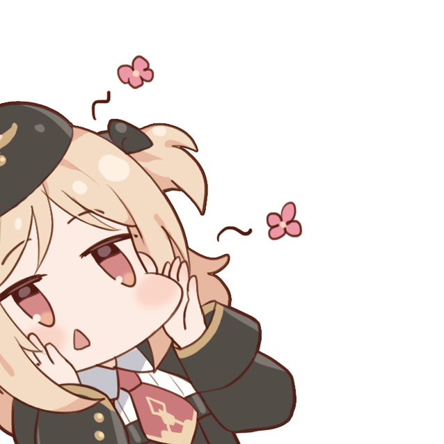 1girl blonde_hair blush chibi commentary_request girls_frontline hair_ribbon hands_on_own_cheeks hands_on_own_face hat jingo korean_commentary mp40_(girls_frontline) official_alternate_costume red_eyes ribbon solo triangle_mouth twintails white_background younger