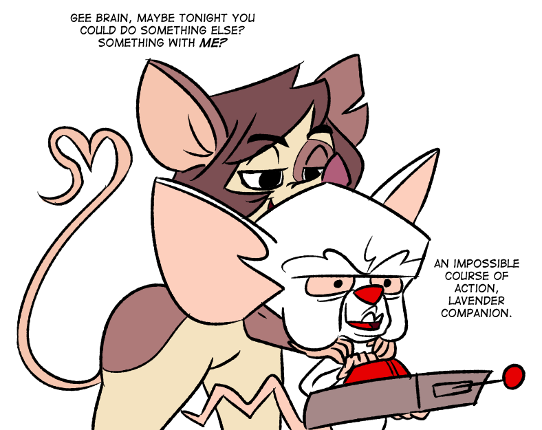2020 4_fingers animaniacs animaniacs_(2020) anthro big_head brown_body brown_fur brown_hair buckteeth controller dialogue duo english_text female fingers fur hair heart_tail hulu julia_brain male male/female mammal meme mouse multicolored_body multicolored_fur murid murine no_way_fag patch_(marking) pink_eyes pink_nose pinky_and_the_brain red_nose remote_control rodent seductive simple_background smaggthesmug tan_body tan_fur teeth text the_brain translucent translucent_hair two_tone_body two_tone_fur warner_brothers white_background white_body white_fur