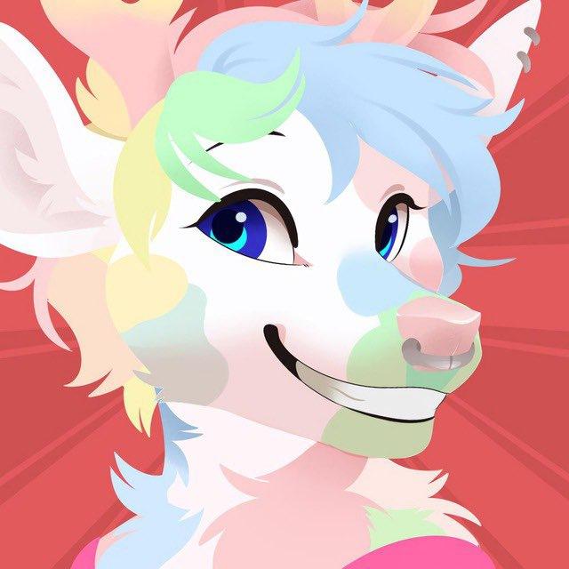 1:1 2019 anthro candy cervid cervine cotton_candy dessert digital_media_(artwork) feve food icon lineless male mammal portrait