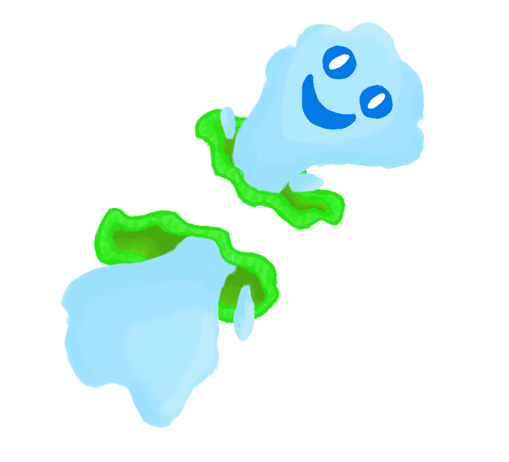 absbor alpha_channel ambiguous_gender blue green mob portal portals simple_background slime smile solo solo_focus thinking_with_portals transparent_background