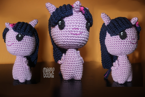 anykoe crochet equid equine female feral friendship_is_magic handmade hasbro horn mammal my_little_pony photography_(artwork) plushie smile solo traditional_media_(artwork) twilight_sparkle_(mlp) winged_unicorn wings