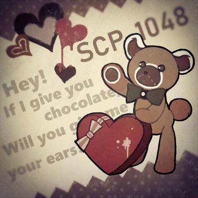&lt;3 1:1 2018 amamidori ambiguous_gender animate_inanimate anthro beady_eyes bear biped black_nose box_of_chocolates brown_body brown_bow_tie brown_fur brown_inner_ear brown_pawpads candy character_name chibi chocolate colored dessert digital_media_(artwork) digital_painting_(artwork) drip_effect dripping_heart english_text exclamation_point featureless_feet featureless_hands feet food front_view full-length_portrait fur holidays interjection living_plushie low_res mammal markings monochrome mouthless name_drop pawpads plushie portrait red_heart ribbons scp-1048 scp_foundation seam_(sewing) sepia solo standing teddy_bear_(species) text valentine's_day valentine's_day_card white_ears white_markings