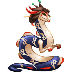 asian_mythology dragon dragon_city east_asian_mythology eastern_dragon feral flower hair horn low_res markings multicolored_body mythology plant scalie serpentine simple_background small_arms socialpoint solo spikes standing thumbnail video_games