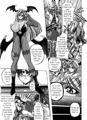 comic darkstalkers lilith_aensland morrigan_aensland tagme