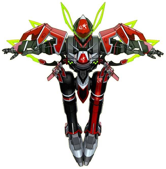 3d chibi kakumeiki_valvrave looking_down mecha no_humans official_art open_hands science_fiction solo super_robot_wars super_robot_wars_dd t-pose transparent_background valvrave_i visor