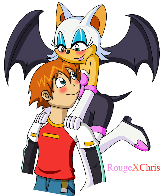 2009 bat chris_thorndyke female green_eyes human male mammal meanmotorscooter rouge_the_bat sonic_(series) young