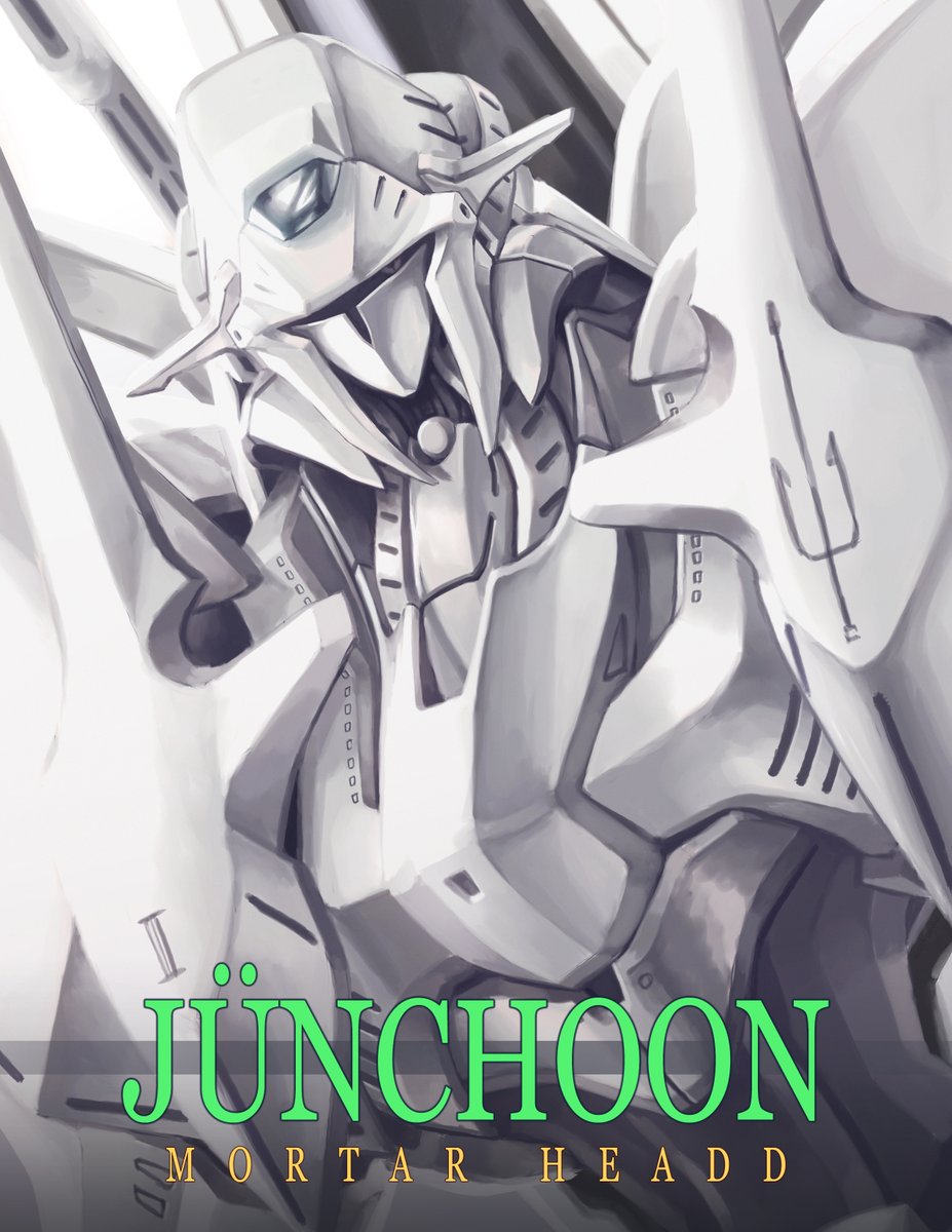 character_name five_star_stories grey_eyes highres junchoon_(engage_sr2) looking_at_viewer mecha mortar_headd no_humans one-eyed science_fiction solo strictly_mecha upper_body