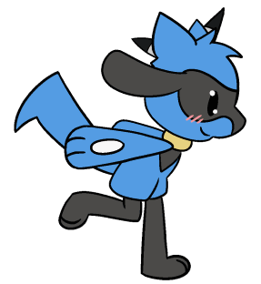 animated animated_png feral hugo_the_riolu low_res male nintendo pok&eacute;mon pok&eacute;mon_(species) quentinmimikyu riolu running solo video_games