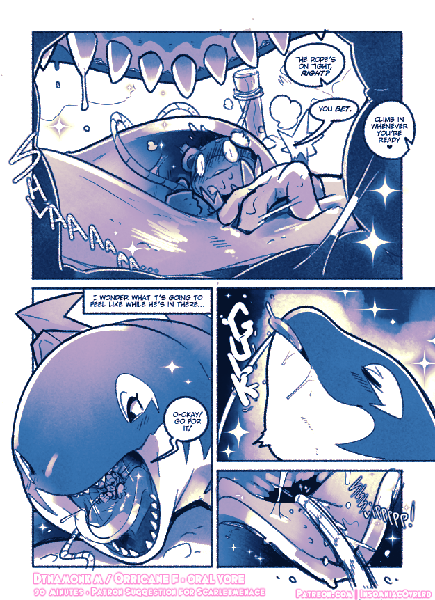 cetacean comic conditional_dnp delphinoid dialogue duo dynamonk_(insomniacovrlrd) feet_first female feral haplorhine insomniacovrlrd male male/female mammal marine monkey mouth_shot neck_bulge oceanic_dolphin open_mouth oral_vore orca orricane_(insomniacovrlrd) passiontail_isle primate rope size_difference sound_effects swallowing text tongue toothed_whale vore