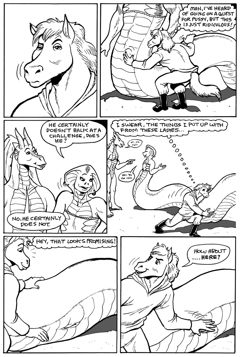 2022 annoyed anthro apode black_and_white clothed clothing comic dialogue digital_media_(artwork) draconcopode dragon ear_piercing english_text equid equine female flat_chested fondling genitals group gustav_(here_there_be_dragons) here_there_be_dragons horn horse jewelry karno legless long_tail male male/female mammal monochrome naga nude partially_clothed piercing pussy reptile scalie serpentine simple_background snake speech_bubble text zashy