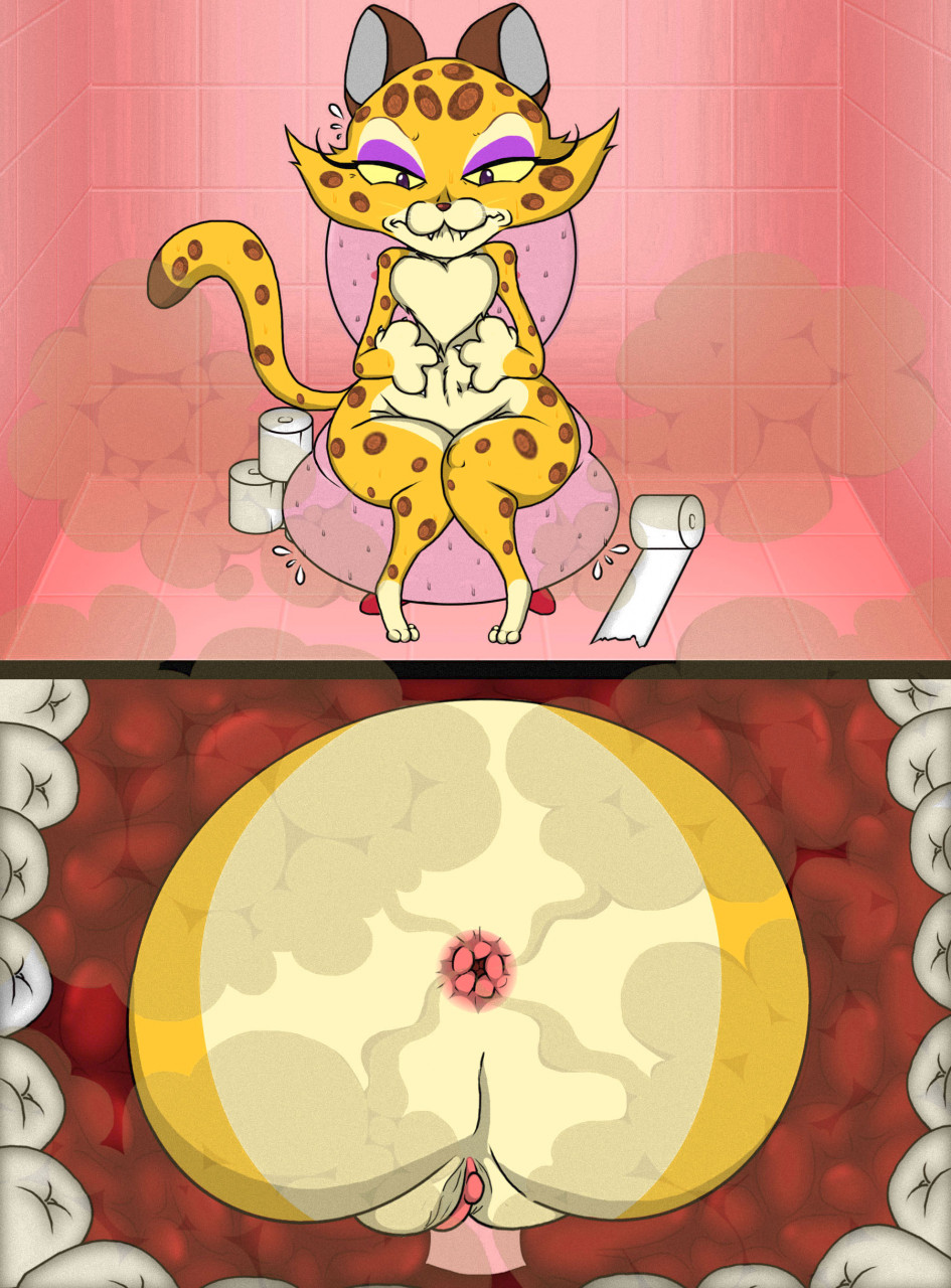anthro anus bathroom belly big_butt blpanda bodily_fluids butt clawroline dipstick_tail duo fart fart_cloud fart_fetish fart_in_mouth farting_on_face female fur genitals hi_res humiliation imminent_scat implied_scat kirby kirby_(series) looking_down male male/female markings nintendo public_restroom public_toilet pussy restroom_stall sitting spots spotted_body spotted_fur straining sweat tail_markings toilet toilet_bowl toilet_paper toilet_pov video_games waddling_head wide_hips yellow_sclera