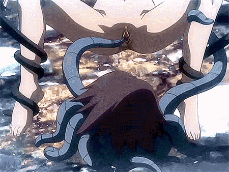 1girl animated animated_gif bare_shoulders barefoot belly breasts brown_hair creature_inside feet forced gif legs lowres lying mahou_shoujo_ai monster naito_shinji navel nipples nude on_back open_mouth outdoors pain pregnant pussy restrained rock school_uniform schoolgirl short_hair soles spread_legs spread_pussy stomach stomach_bulge struggling tentacle tentacle_head tentacles tits toes unbirth unbirthing uncensored what