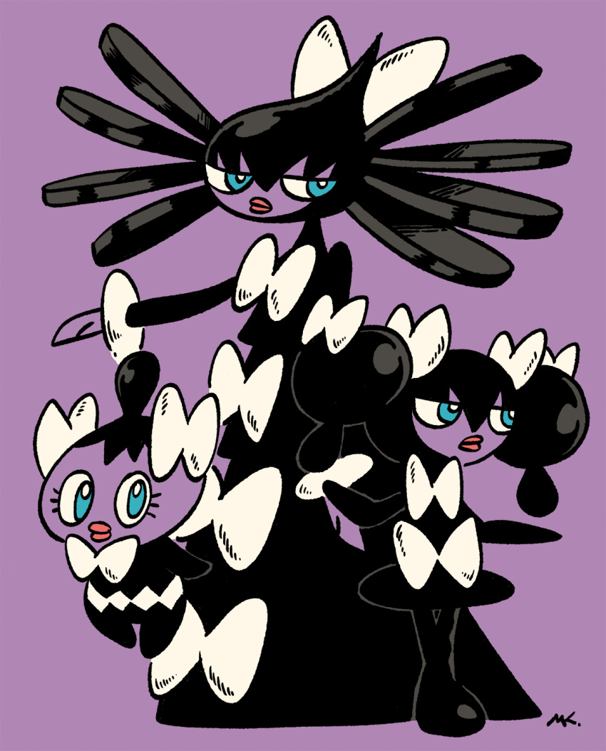 goth gothic_lolita gothita gothitelle gothorita group hi_res humanoid lolita_(fashion) mizmaru nintendo pok&eacute;mon pok&eacute;mon_(species) simple_background trio video_games