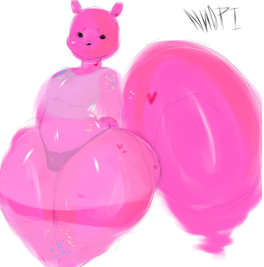 ambiguous_gender anthro bubble_gum hi_res male mammal nwopi rodent sciurid thick_tail thick_thighs