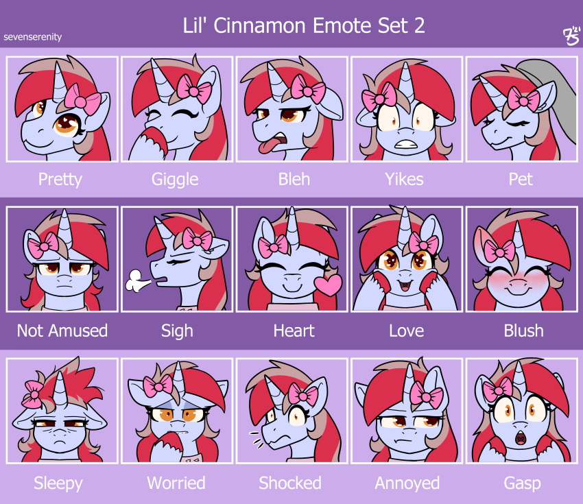 absurd_res emotes equid equine hi_res horn horse mammal pony sevenserenity unicorn