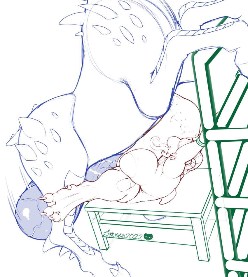 2022 4_toes abdominal_bulge animal_genitalia animal_penis anthro anthro_on_feral anthro_penetrated areola balls bdsm bestiality big_balls big_breasts big_penis bound breasts cetacean claws delphinoid demon digital_media_(artwork) digitigrade dorsal_fin duo equid equine equine_penis feet female female_on_feral feral feral_penetrating feral_penetrating_anthro fin furniture genitals hi_res hooves horse huge_balls huge_breasts huge_penis hybrid hyper hyper_balls hyper_genitalia hyper_penis line_art lying male male/female male_on_anthro mammal marine nipples nude oceanic_dolphin on_back on_hind_legs orca overweight overweight_female penetration penis signature simple_background sketch spikes spikes_(anatomy) spread_legs spreading stable syrios syrios_(character) table thick_thighs toe_claws toes tongue tongue_out toothed_whale vaginal vein veiny_balls veiny_penis white_background