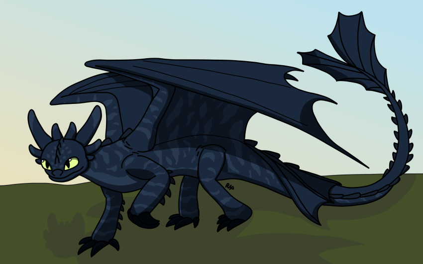 blue dragon dreamworks european_mythology fury_(httyd) hi_res how_to_train_your_dragon invalid_tag mythological_creature mythological_scalie mythology night_fury scalie western_dragon