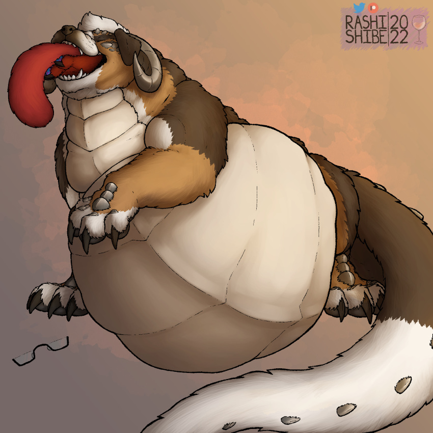 1:1 absorb belly bernese dragon hi_res last_few_gulps swallow_(disambiguation) vore