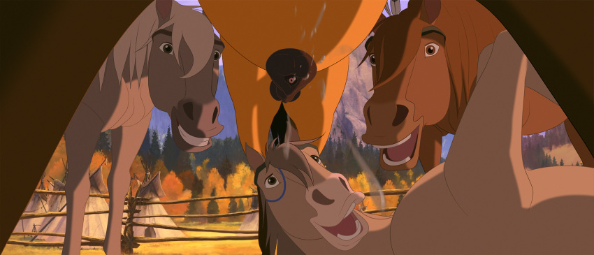 anatomically anatomically_correct animal_genitalia animal_penis bodily_fluids correct dreamworks dripping drippy equid equine equine_penis erect_dick erection fellatio fence feral feral_on_feral flared_penis genital_fluids genitals grass group hi_res highlights_(coloring) horse licking licking_cock male male/male mammal multicolor multicolored_body multiple_(disambiguation) oral penile penis plant precum precum_drip saliva salivating sex sky spirit:_stallion_of_the_cimarron spirit_(cimarron) string tongue tongue_out tongue_play village zica