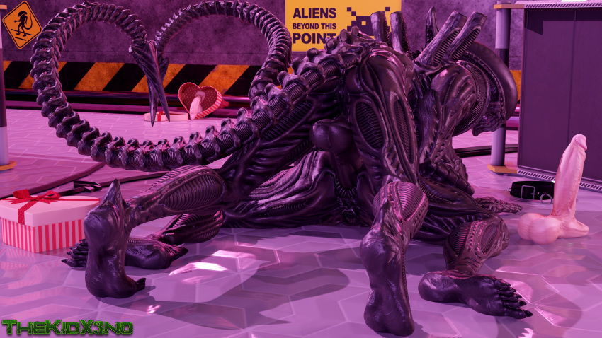 16:9 2020 3d_(artwork) absurd_res alien alien_(franchise) anal anal_penetration anus balls big_balls big_breasts big_butt big_penis black_body bodily_fluids breasts butt claws detailed_background digital_media_(artwork) dildo doggystyle duo erection excella eyeless faceless_character faceless_female fangs female female_penetrated fingers from_behind_position genitals grey_body hi_res holidays huge_filesize humanoid humanoid_hands humanoid_on_humanoid humanoid_penetrated humanoid_penetrating humanoid_penetrating_humanoid lying male male/female male_penetrating male_penetrating_female mammal monster muscular muscular_female muscular_male nude on_bottom on_top open_mouth penetration penile penile_penetration penis penis_in_ass pussy sex sex_toy teeth thekidxeno thick_thighs vaginal vaginal_penetration valentine's_day wide_hips widescreen x3no xenomorph