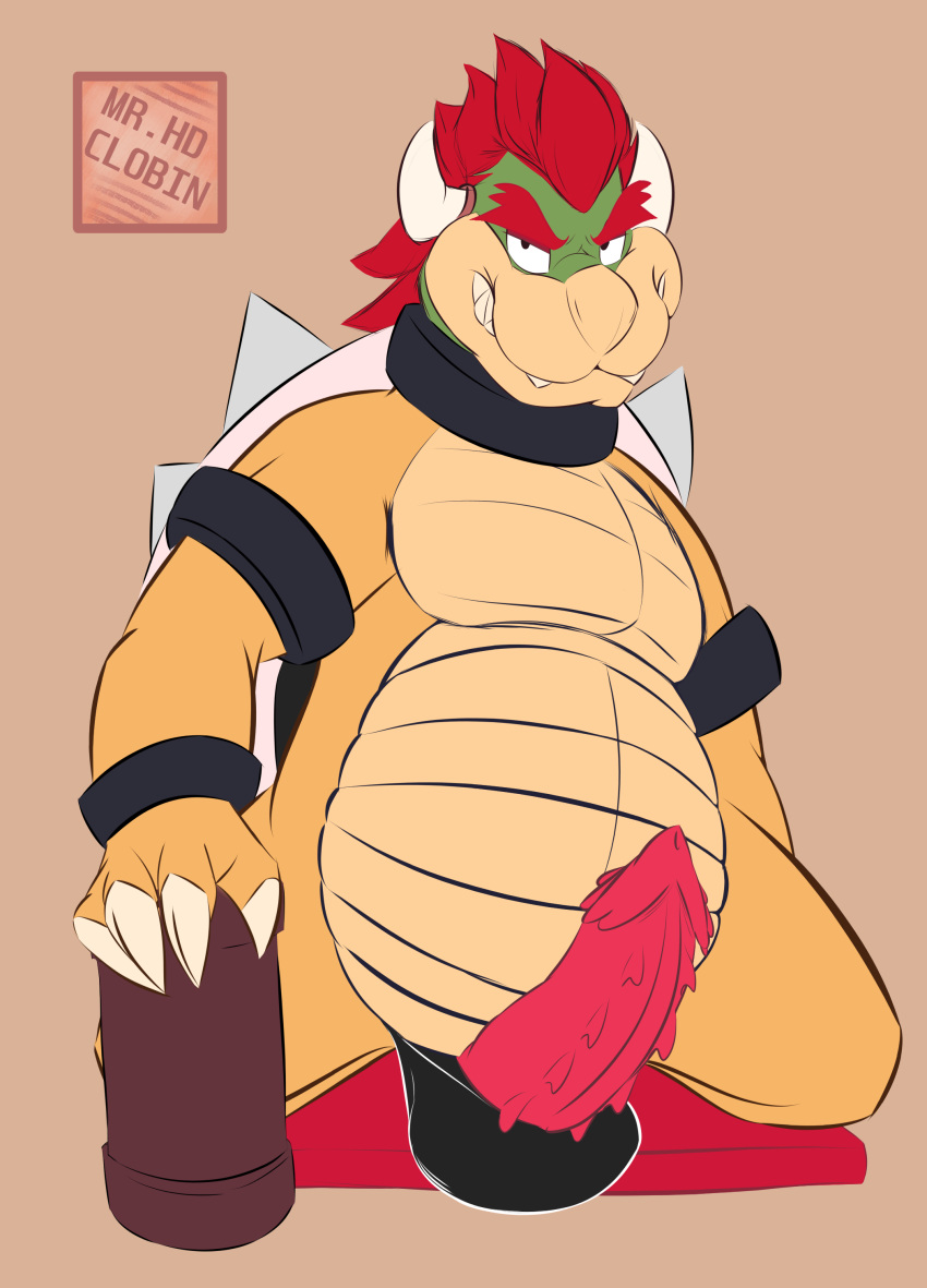 absurd_res hi_res koopa male male/male mario_bros mr_hdclobin nintendo scalie solo video_games