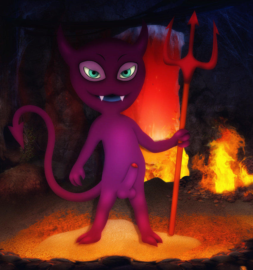 amegared disney frewin hi_res imp male solo the_owl_house