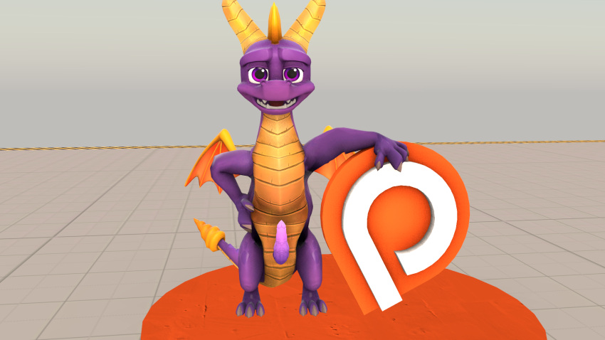 activision dragon drakeledragon genitals hi_res male patreon penis presenting purple_body purple_penis solo spyro spyro_the_dragon video_games