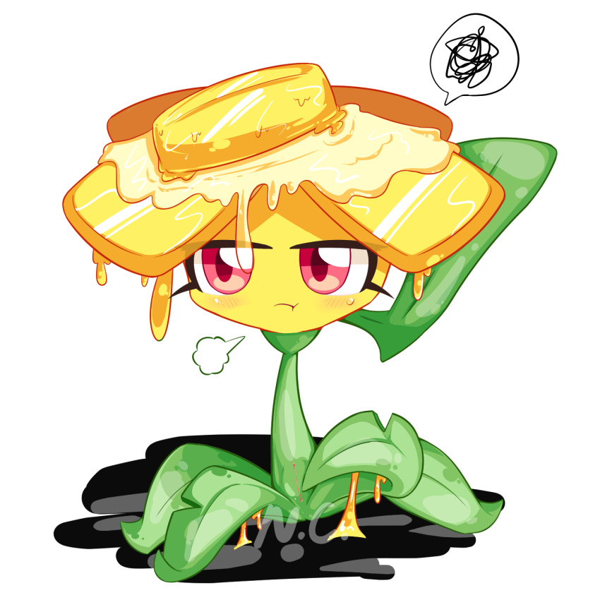 buttercup colanukl electronic_arts elemental_creature elemental_humanoid female flora_fauna flower flower_creature flower_humanoid hi_res humanoid plant plant_humanoid plants_vs._zombies popcap_games solo video_games