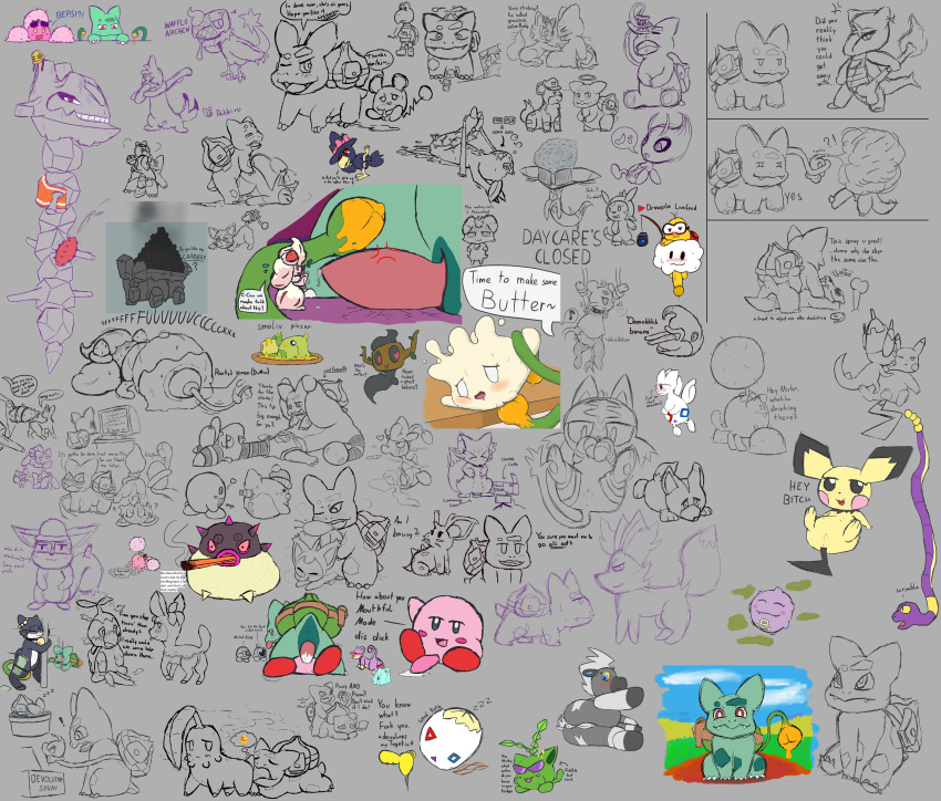 absurd_res alcremie ampharos archen awoofy buizel bulbasaur carkol celebi chespin chikorita cubone deerling drawpile ekans female fennekin fossil_pok&eacute;mon generation_1_pokemon generation_2_pokemon generation_3_pokemon generation_4_pokemon generation_5_pokemon generation_6_pokemon generation_8_pokemon generation_9_pokemon genitals glameow hi_res hisuian_form hisuian_sneasel hoppip jumpluff kirby kirby_(series) koffing koopa lakitu leakyroot legendary_pokemon mario_bros marowak mienfoo milcery nidoran nidoran♀ nintendo phantump pichu pokemon pokemon_(species) pussy regional_form_(pokemon) rynring scalie skitty skrelp smoliv sprigatito steelix tagme togepi togetic turtwig video_games