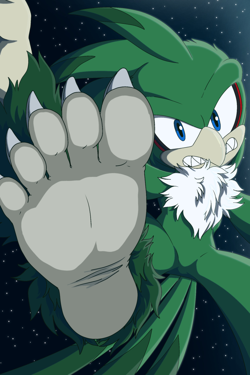 5_toes absurd_res accipitrid accipitriform avian barefoot bird eulipotyphlan feet foot_ninja15 footpress hi_res humanoid jet_the_hawk male mammal night sega soles solo sonic_riders sonic_the_hedgehog_(series) toes were wereavian werebird wereeulipotyphlan werehawk werehog