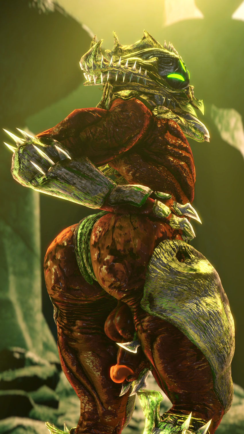 2021 3_fingers 3d_(artwork) alien anus backsack balls big_butt billynr bottom_heavy bubble_butt butt claws curvy_figure destiny_(video_game) destiny_2 detailed_background digital_media_(artwork) fingers genitals girly hand_on_hip hand_on_leg hand_on_own_hip hand_on_own_thigh hand_on_thigh hi_res hive_(destiny) hourglass_figure huge_butt humanoid looking_at_viewer looking_back male nipples nude outside penis rear_view small_waist solo source_filmmaker thick_thighs voluptuous wide_hips