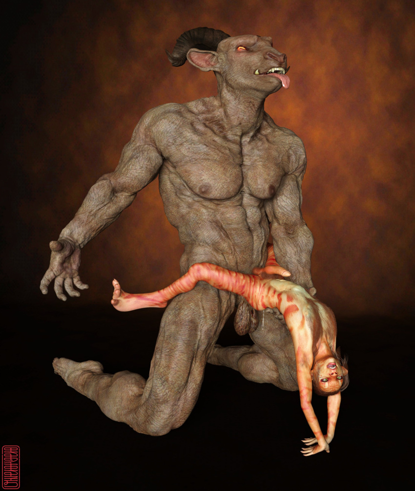 2020 abs absurd_res anal anal_penetration animal_humanoid anthro athletic athletic_male balls biceps bodily_fluids bovid bridge_position caprine cum cum_inside duo erection felid felid_humanoid feline feline_humanoid genital_fluids genitals green_eyes grin hair hi_res horn humanoid humanoid_genitalia jhaf_(ugnaughtsden) leaking_cum long_hair looking_away male mammal mammal_humanoid muscular muscular_anthro muscular_male navel nipples not_furry nude open_mouth orange_body orange_eyes orange_stripes orgasm_face pecs penetration penis sex simple_background size_difference smile stripes tongue tongue_out ugnaughtsden veiny_muscles