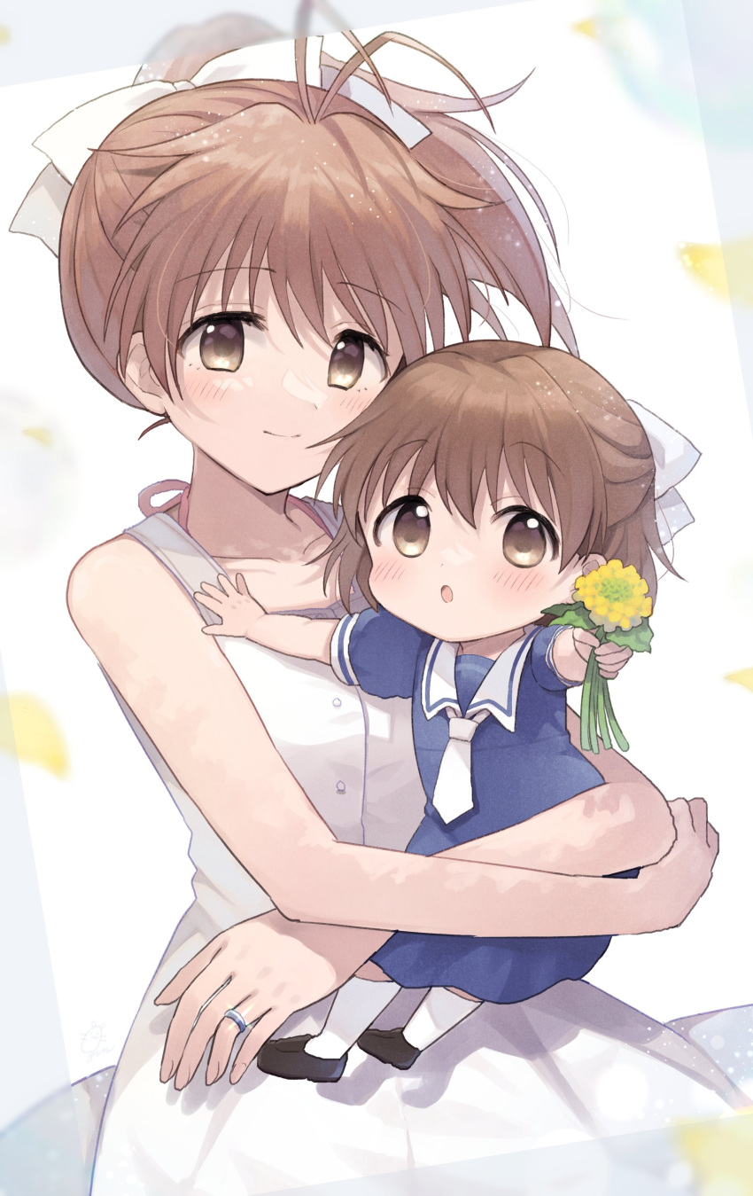 absurdres clannad furukawa_nagisa gum_(vivid_garden) highres okazaki_ushio