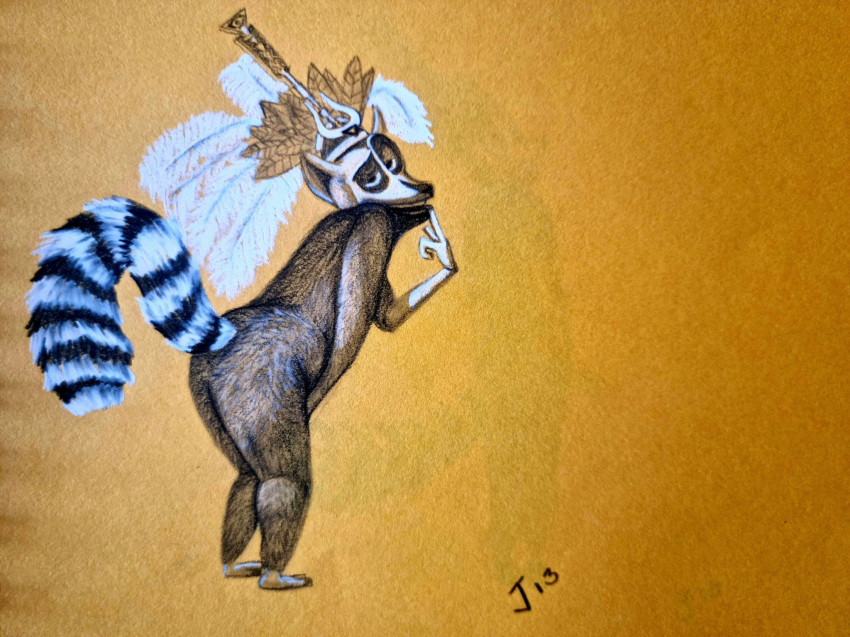 butt dreamworks feral finger_in_mouth hi_res j_xiii king_julien lemur madagascar_(series) male mammal possing presenting presenting_hindquarters primate solo solo_focus strepsirrhine