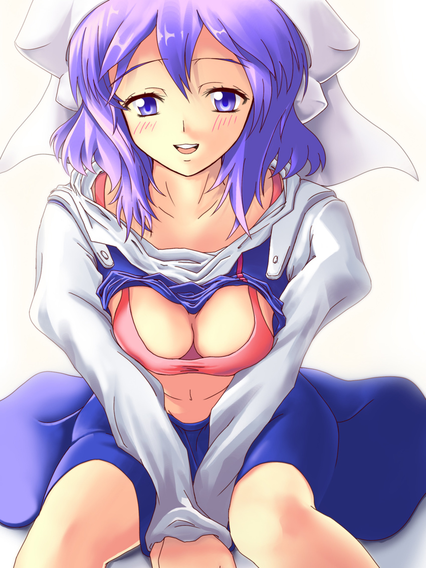 bra breasts cleavage highres koiame large_breasts letty_whiterock lingerie solo touhou underwear