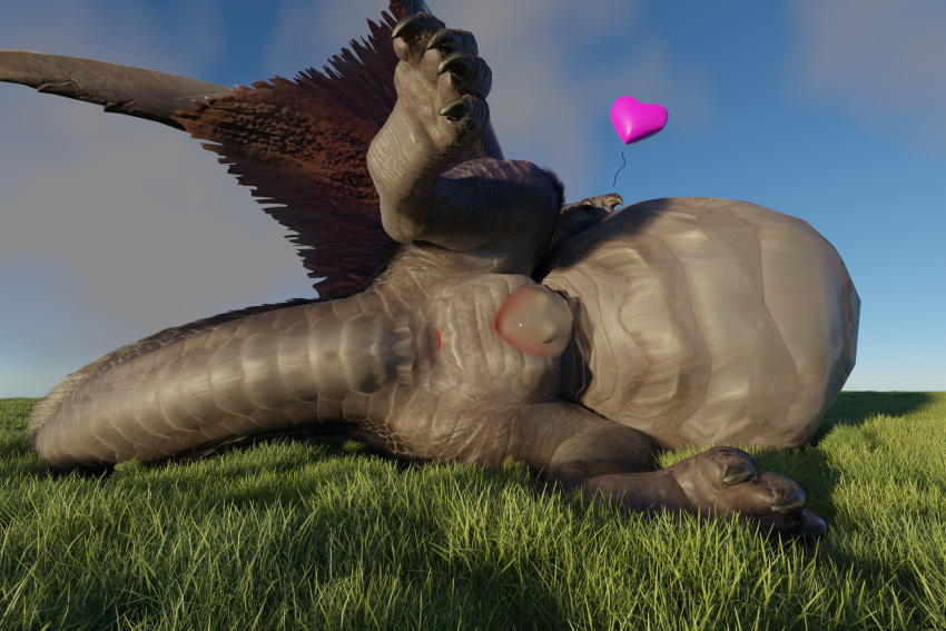 &lt;3 3:2 amniotic_fluid amniotic_sac belly big_belly birth bodily_fluids butt capcom digital_media_(artwork) dragon elder_dragon feet female feral flying_wyvern fur genital_fluids genitals hi_res hindpaw horn live_birth monster_hunter nargacuga nergigante paws pregnant pregnant_female pussy spreading thiccacuga toes vaginal_birth video_games