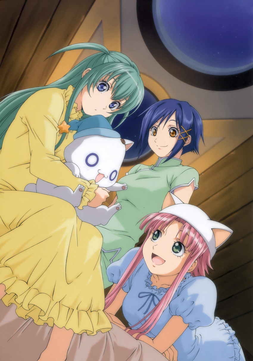 aika_granzchesta alice_carroll aria mizunashi_akari pajama president_aria