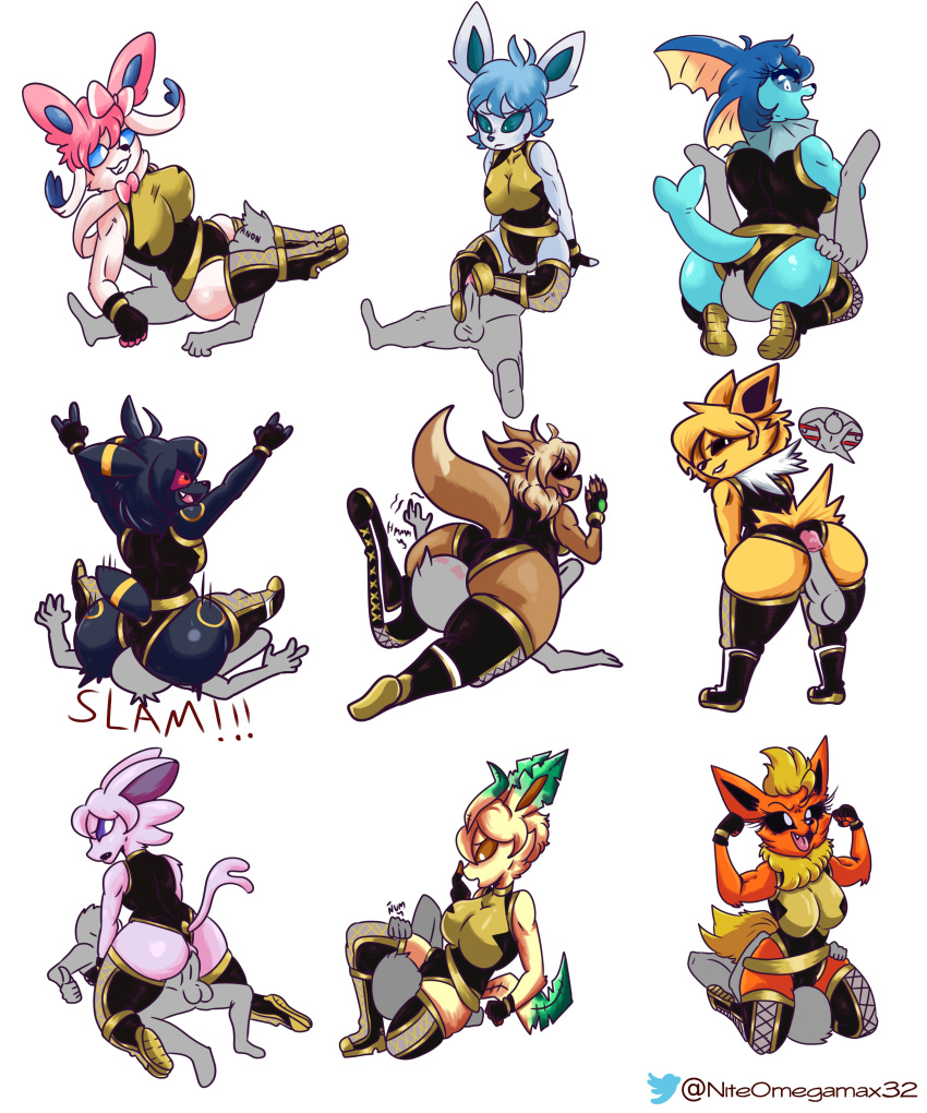 absurd_res anthro dominant dominant_female eevee eeveelution espeon female female/female fight flareon foot_fetish foot_play footjob generation_1_pokemon generation_2_pokemon generation_4_pokemon generation_6_pokemon glaceon group hi_res hot_dogging jolteon leafeon nintendo omegamax penetration pokemon pokemon_(species) sex sylveon umbreon vaginal vaginal_penetration vaporeon video_games