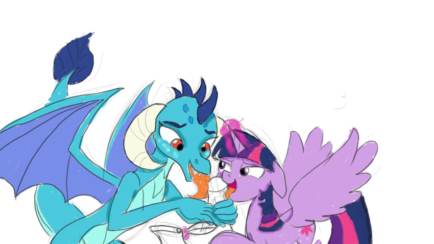 16:9 2016 amber_eyes anon anthro bestiality bisexual blue_body blue_hair blue_scales blush clothing colored_sketch cutie_mark digital_drawing_(artwork) digital_media_(artwork) dragon duo duo_focus equid equine fellatio female female/female feral ffm foreskin friendship_is_magic frikdikulous genitals group group_sex hair hasbro hi_res horn horse human human_on_anthro human_on_feral humanoid_genitalia humanoid_penis interspecies kissing licking male male/female male_on_feral mammal multicolored_hair multicolored_tail my_little_pony offscreen_male oral penile penis penis_lick pony princess_ember_(mlp) princess_twilight_sparkle_(mlp) purple_body purple_eyes scales scalie scratches sex shirt simple_background sketch surprise_kiss threesome tongue tongue_out topwear twilight_sparkle_(mlp) white_background widescreen wing_boner winged_unicorn wings