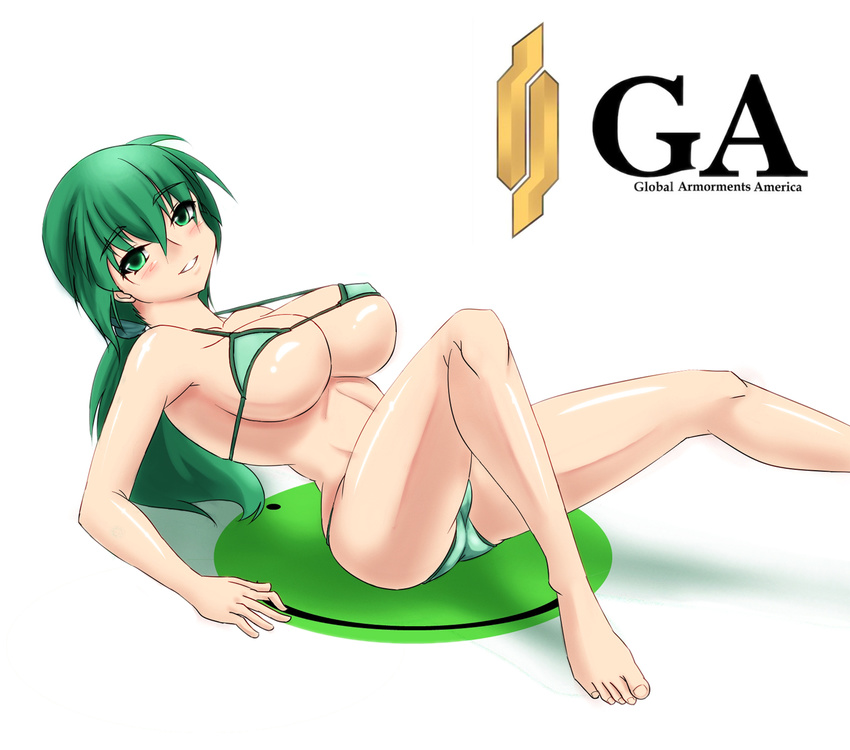 armored_core armored_core:_for_answer bikini breasts female from_software girl highres may_greenfield solo swimsuit white_background