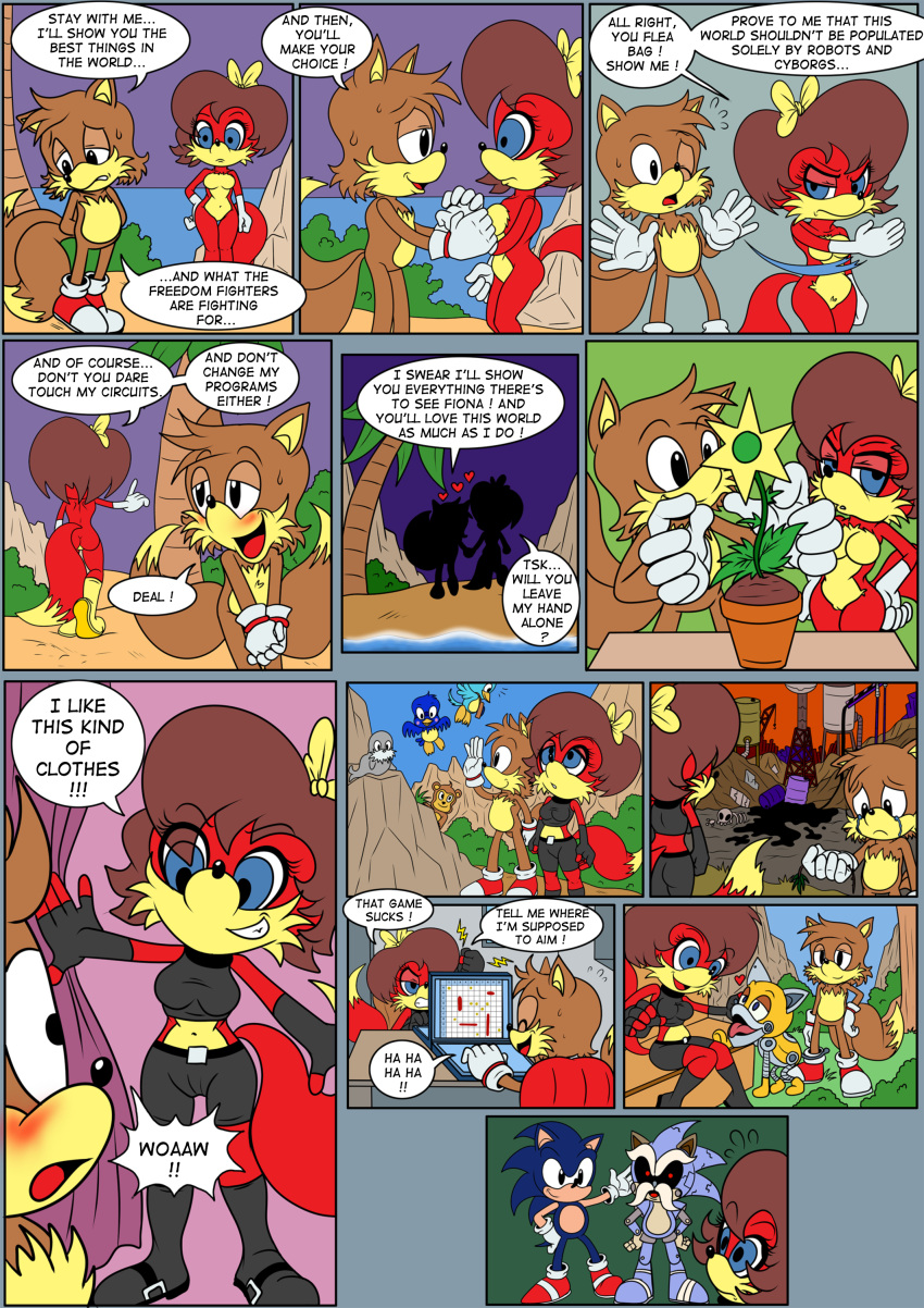 absurd_res archie_comics auto_fiona automaton comic english_text female fiona_fox hi_res male miles_prower raianonzika sega sonic_the_hedgehog_(archie) sonic_the_hedgehog_(comics) sonic_the_hedgehog_(series) text