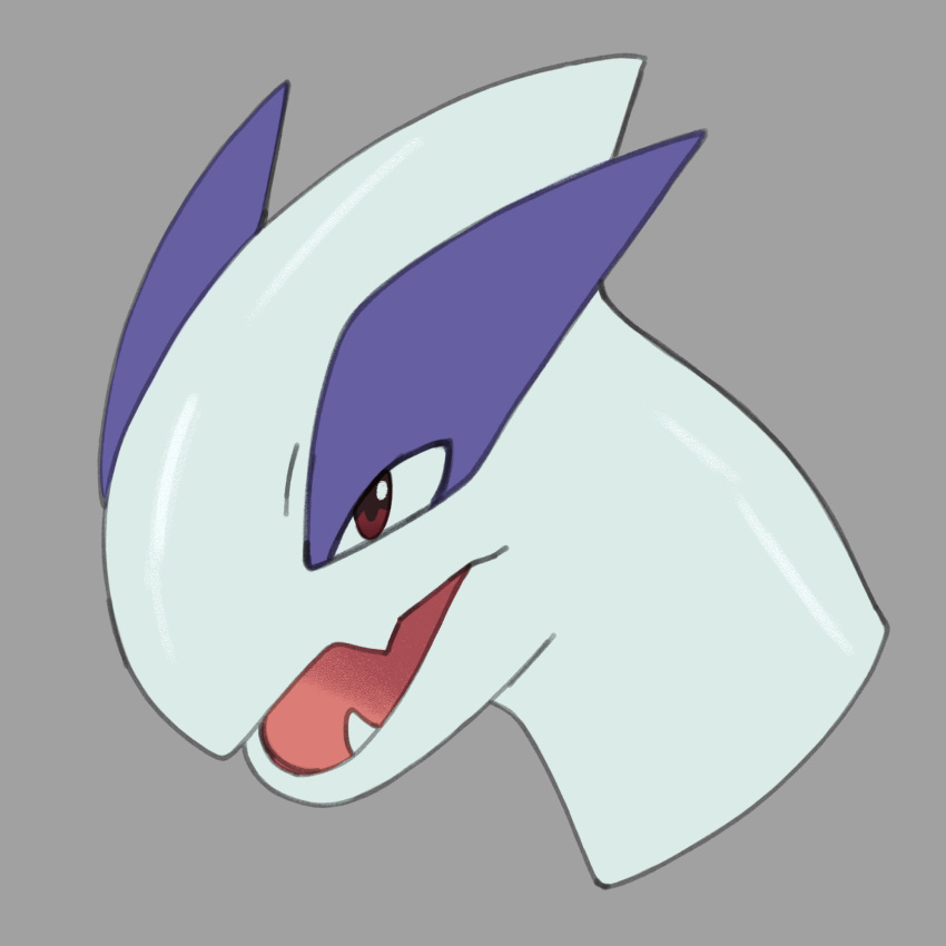 1:1 2024 ambiguous_gender blue_body digital_drawing_(artwork) digital_media_(artwork) fangs feral generation_2_pokemon grey_background headshot_portrait hi_res legendary_pokemon lugia multicolored_body nintendo open_mouth open_smile pokemon pokemon_(species) portrait red_eyes simple_background smile solo teeth three-quarter_view two_tone_body white_body xeniyy