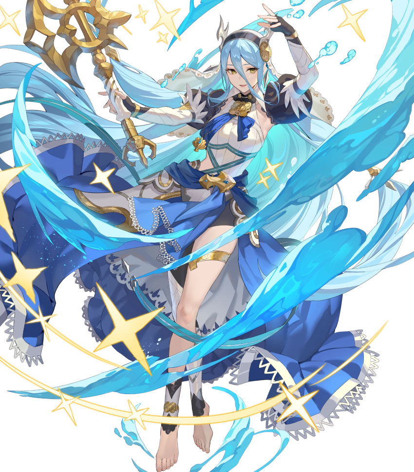 1girl azura_(fire_emblem) azura_(song's_reflection)_(fire_emblem) corrin_(female)_(fire_emblem) corrin_(female)_(fire_emblem)_(cosplay) corrin_(fire_emblem) cosplay fire_emblem fire_emblem_fates fire_emblem_heroes highres non-web_source official_alternate_costume official_art solo