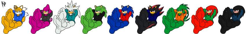 5_toes absurd_res accipitrid accipitriform anthro archie_comics avian bird bottomless canid canine chameleon clothed clothing echidna espio_the_chameleon eulipotyphlan feet foot_focus fox group hedgehog hi_res hoodie humanoid humanoid_feet jet_the_hawk knuckles_the_echidna koki_1 lizard long_image male mammal miles_prower monotreme plantigrade reptile scalie scourge_the_hedgehog sega shadow_the_hedgehog silver_the_hedgehog soles sonic_riders sonic_the_hedgehog sonic_the_hedgehog_(archie) sonic_the_hedgehog_(comics) sonic_the_hedgehog_(series) spectre_the_echidna toes topwear wide_image